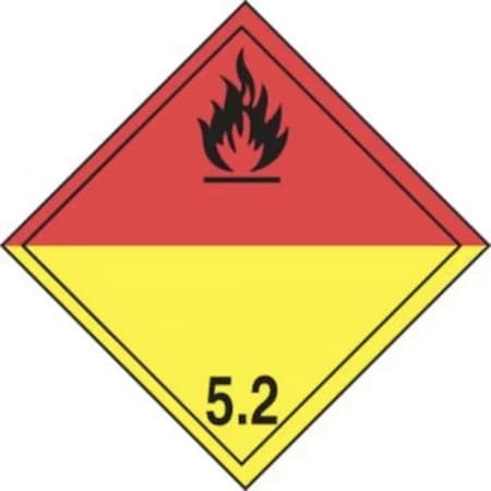 Accuform TDG PLACARD CLASS 4 273MM X 273MM TCP420VS100 TCP420VS100
